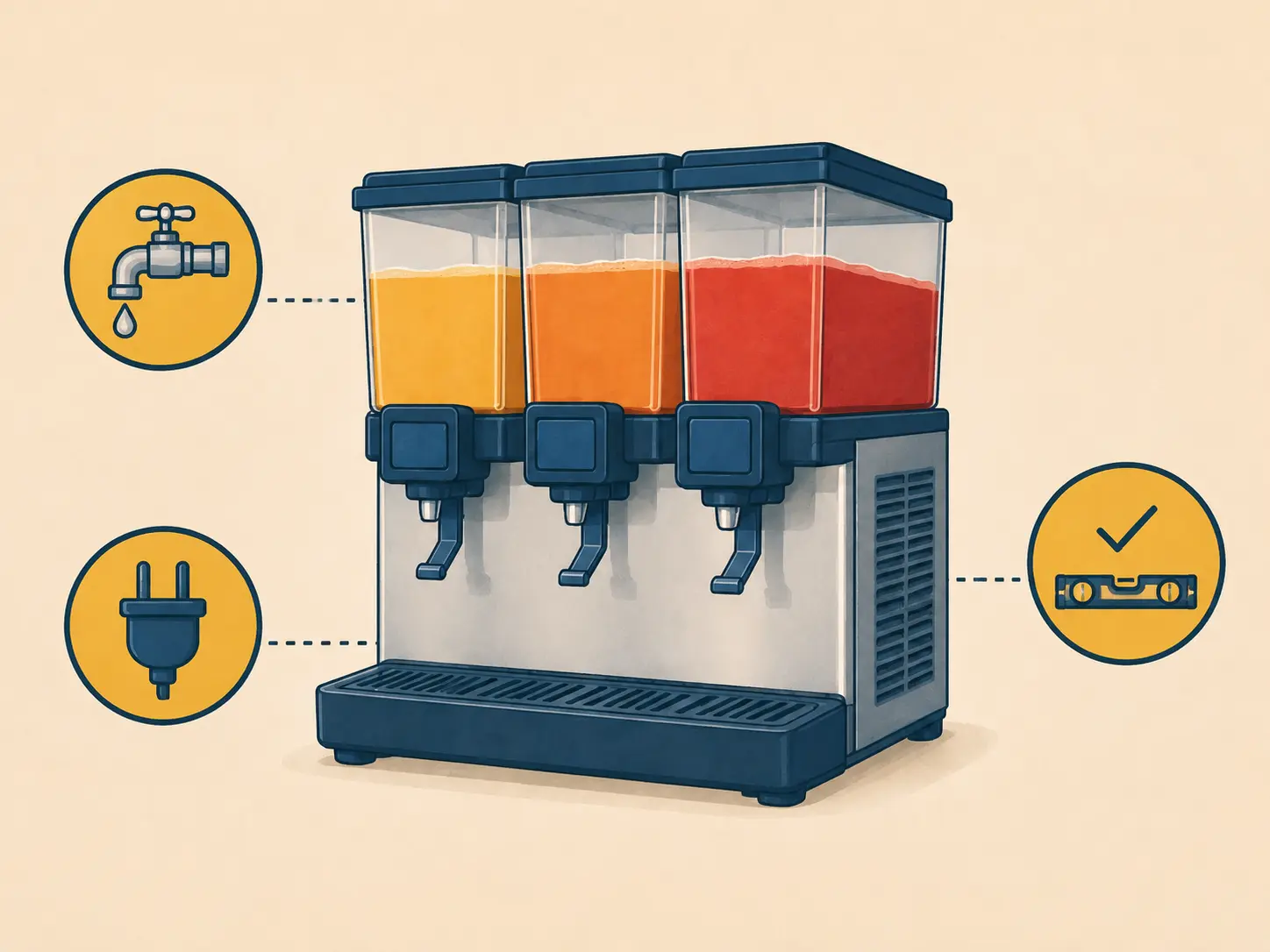 Beverage Equipment Installation service illustration