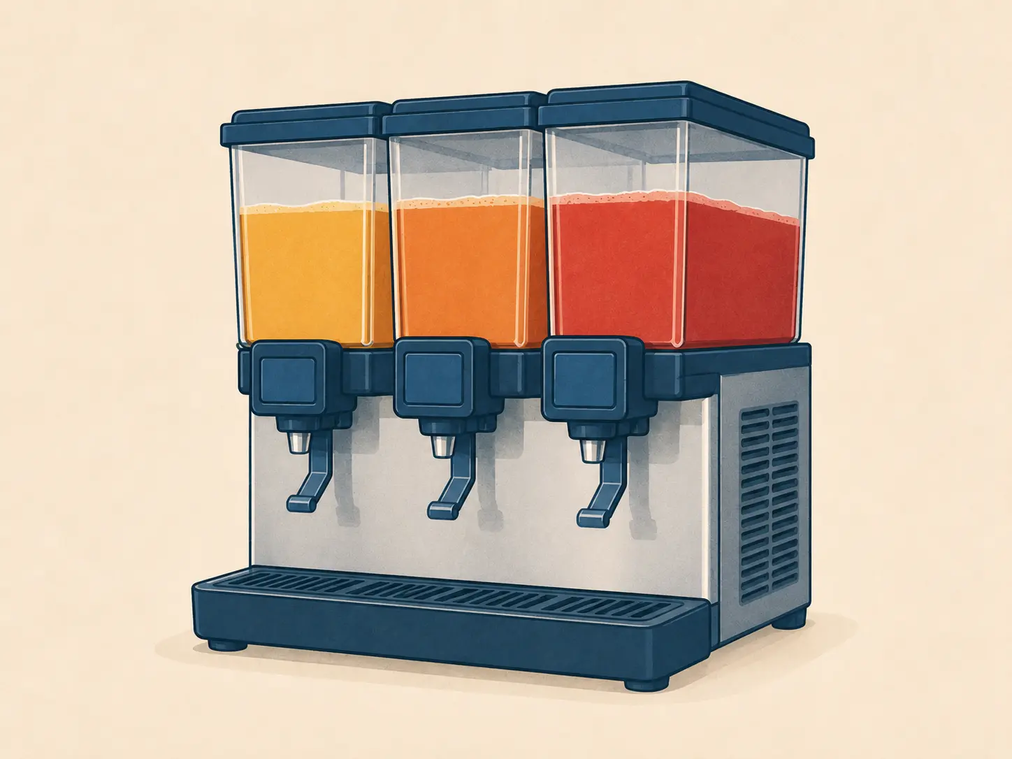 Juice Dispensers service illustration