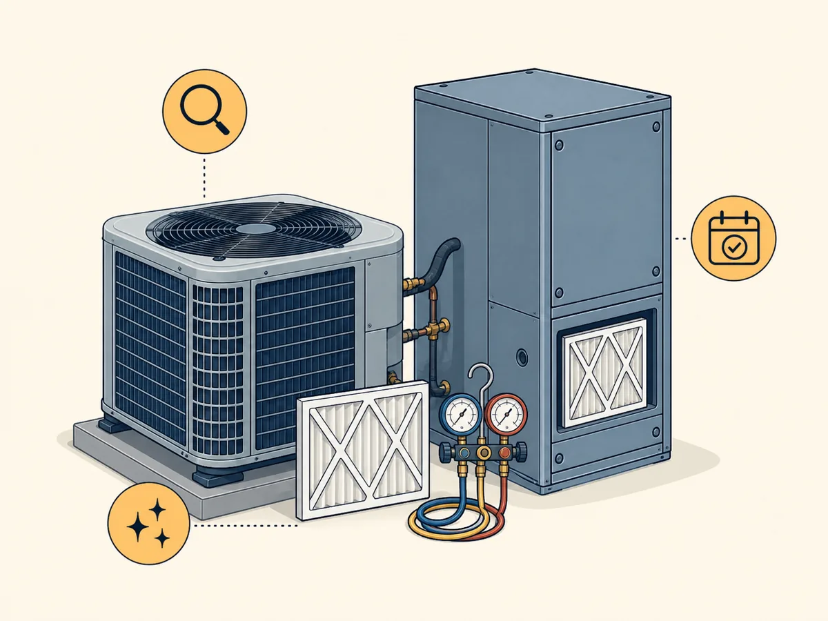 Air Handlers (AHUs) service illustration