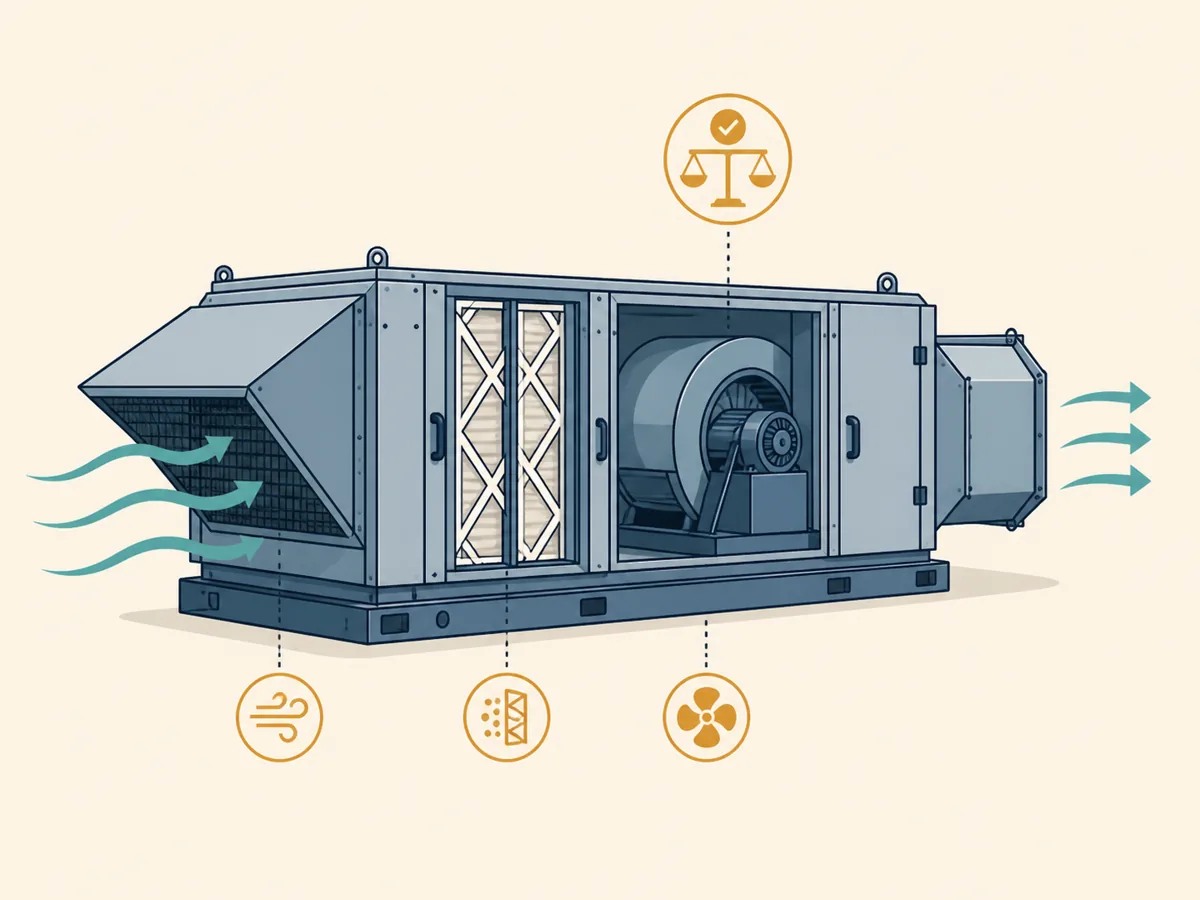 Make-Up Air Units (MAUs) service illustration