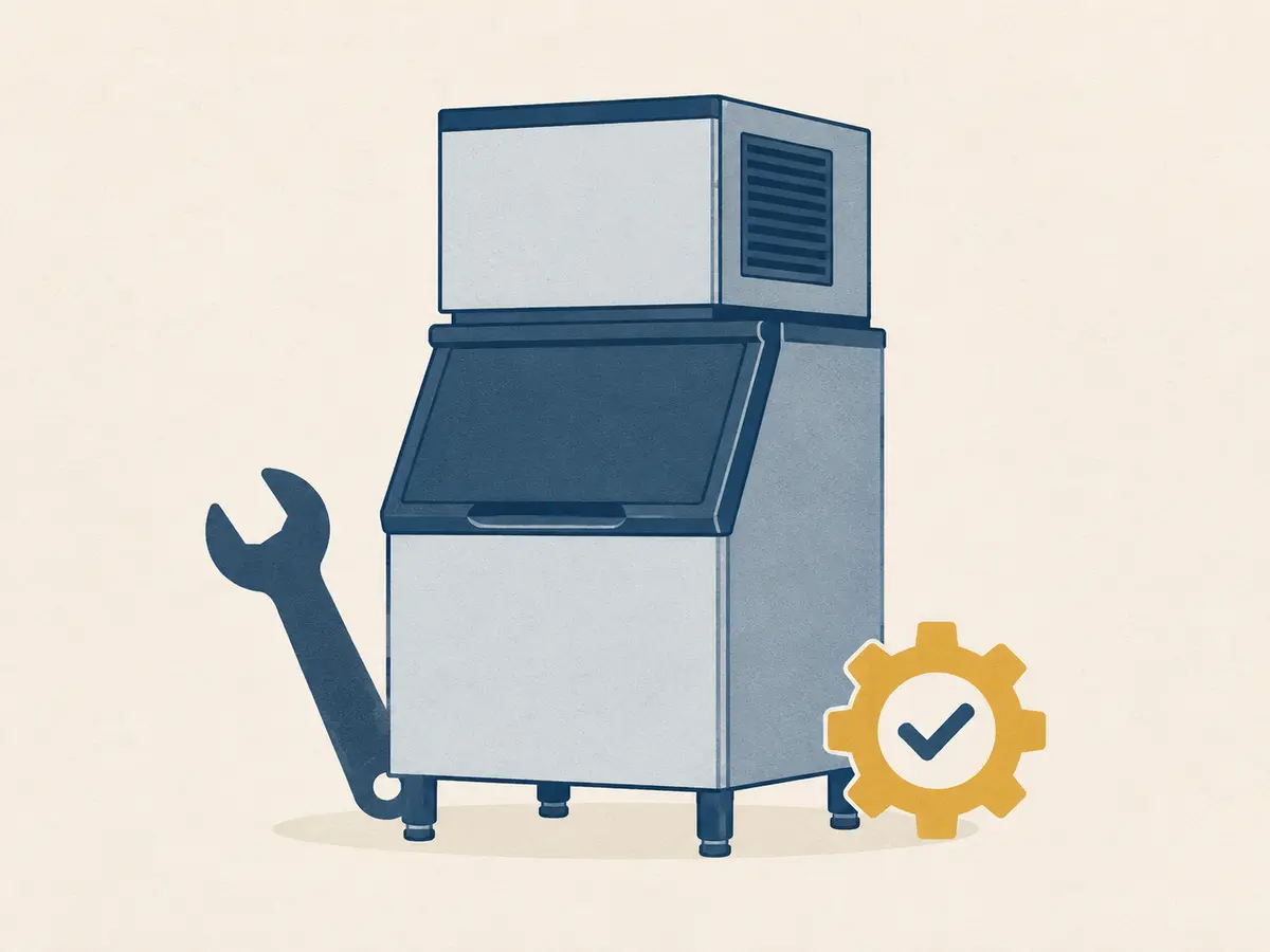 Commercial Ice Machine Repair service illustration