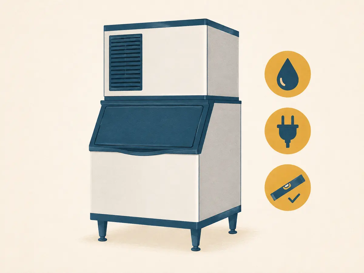 Ice Machine Installation service illustration