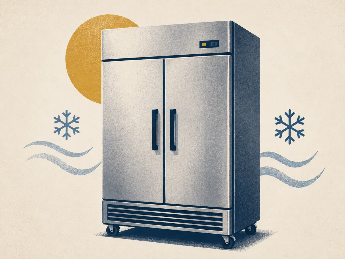 Reach-In Refrigeration service illustration