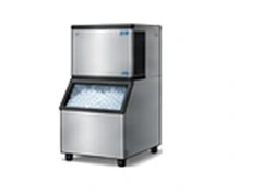 Commercial ice machine and storage bin